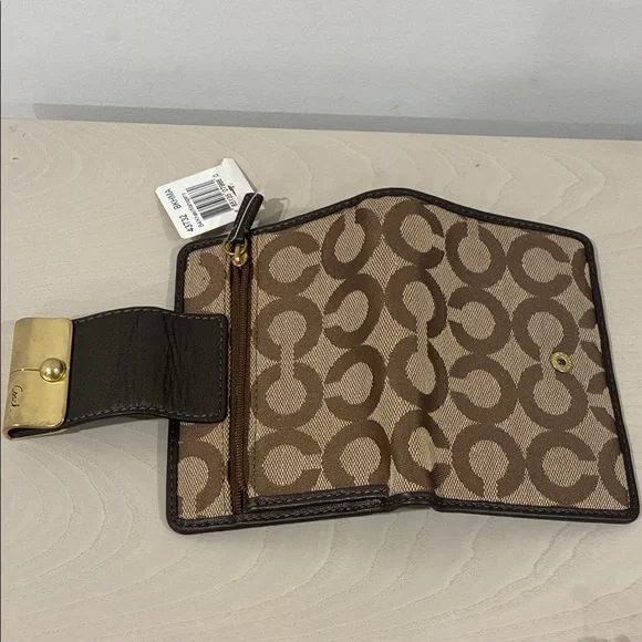 Coach Brown and Black Wallet - Picture 6 of 10